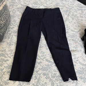 J. Crew Factory Navy Straight-Leg Dress Trousers
